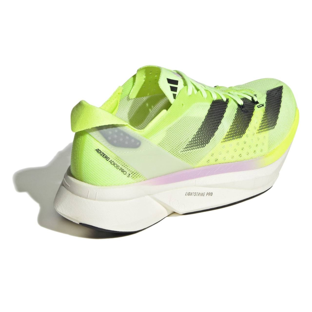 Adidas Adizero Adios Pro 3™ – Vert Néon avec Noir et Lilas