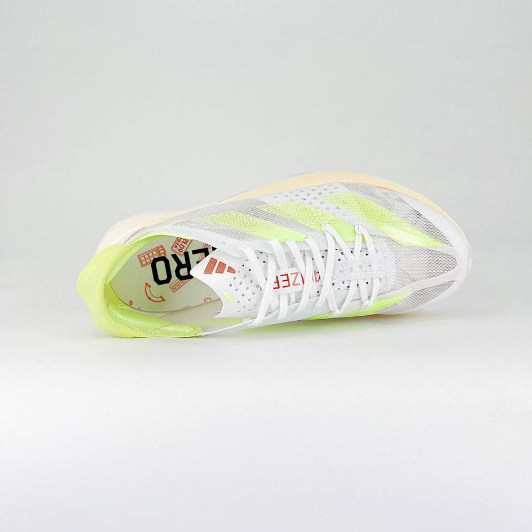 Adidas Adizero Adios Pro 3™ – Blanc/Vert fluo
