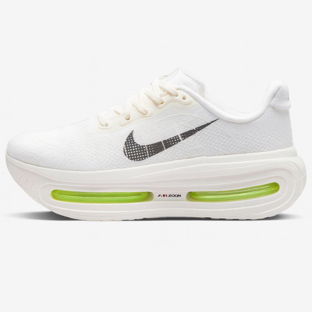 Nike Vomero Premium™ – Blanc brillant avec vert flashy