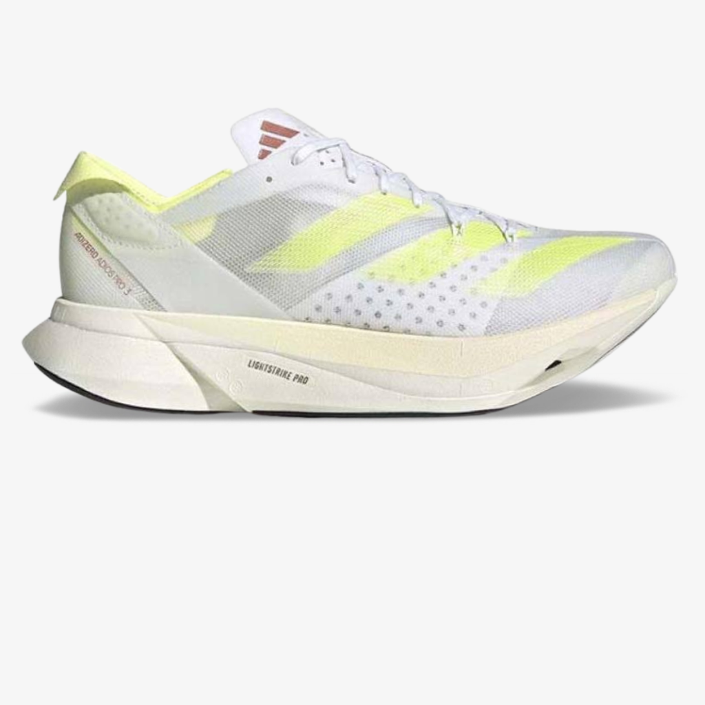 Adidas Adizero Adios Pro 3™ – Blanc/Vert fluo
