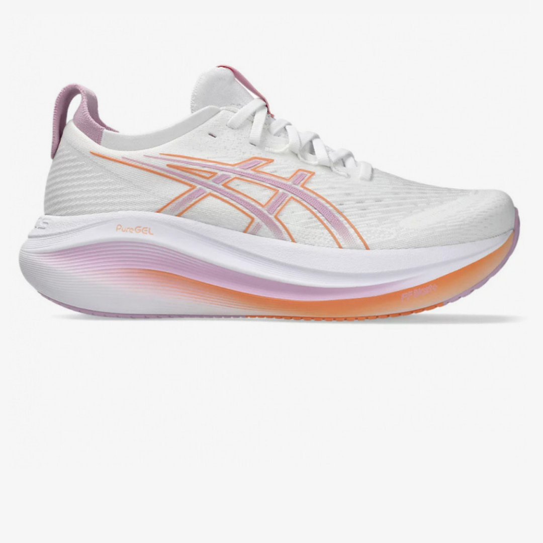 Asics Gel-Nimbus 27™ – Blanc et lilas