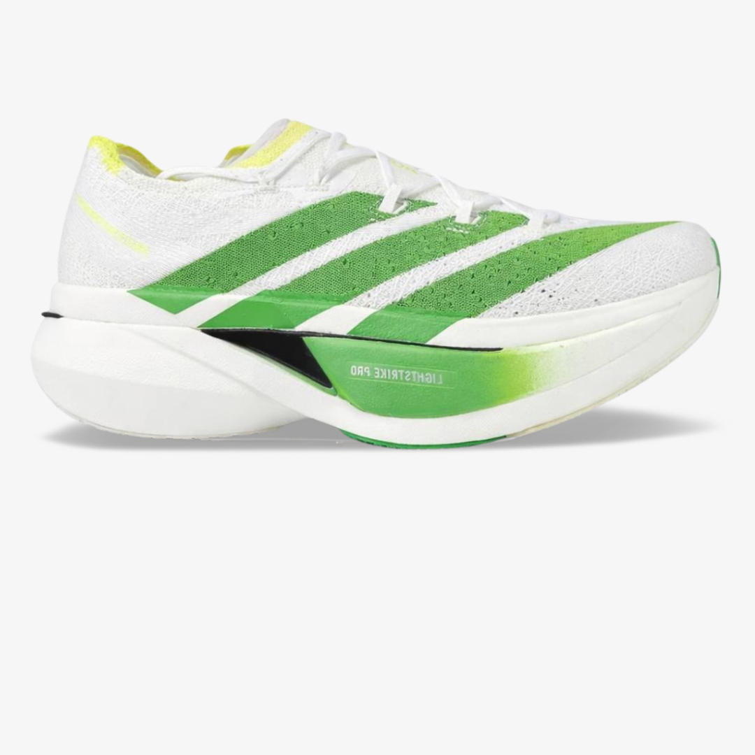 Adidas Adizero Prime X3 Strung™ – Blanc avec Vert