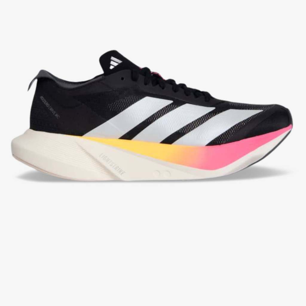 Adidas Adizero Drive RC™ – Core Black avec White, Zero Metallic et Spark
