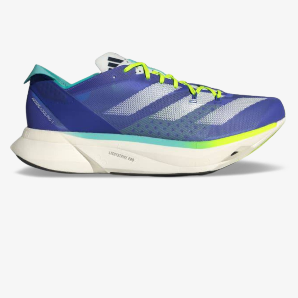 Adidas Adizero Adios Pro 3™ – Bleu Royal avec Vert Néon