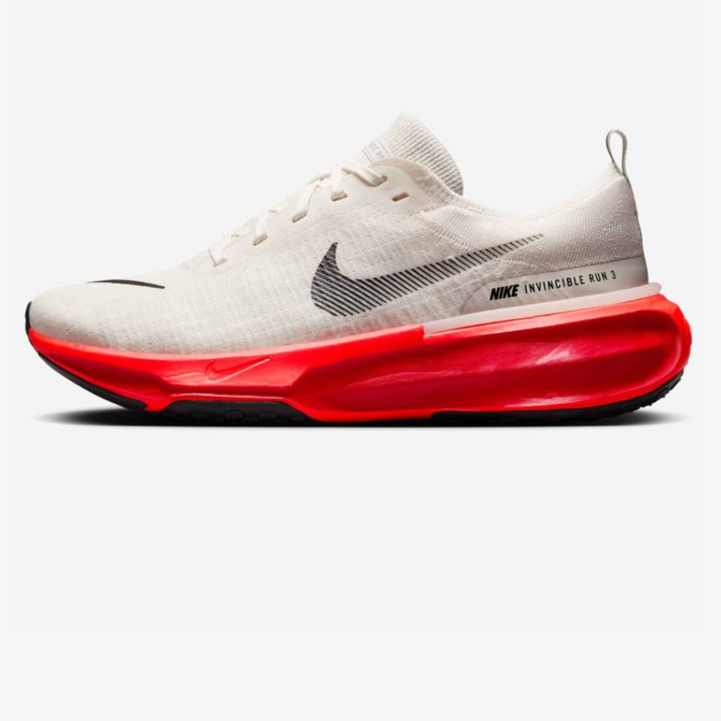 Nike ZoomX Invincible Run 3™ – Blanc Charge avec Cramoisi Néon