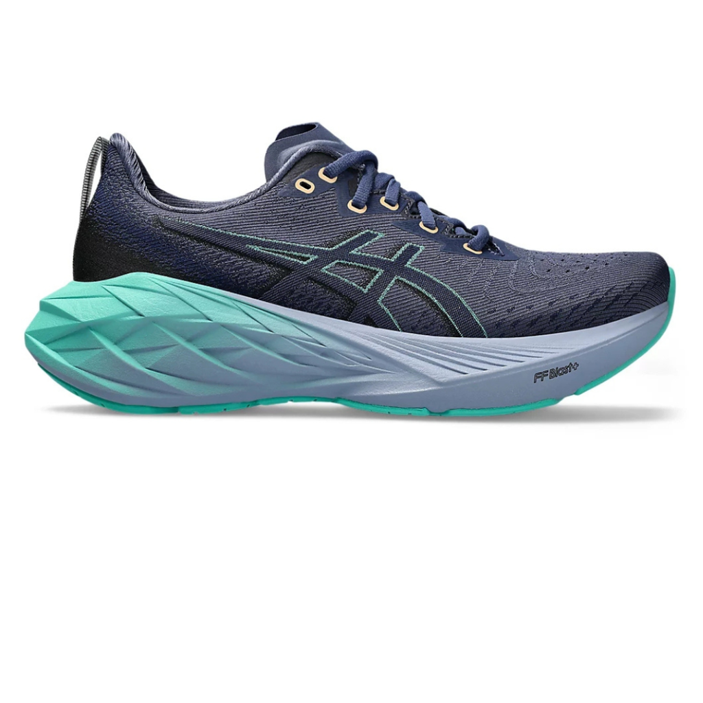 Asics Novablast 4™ – Bleu marine avec vert et bleu