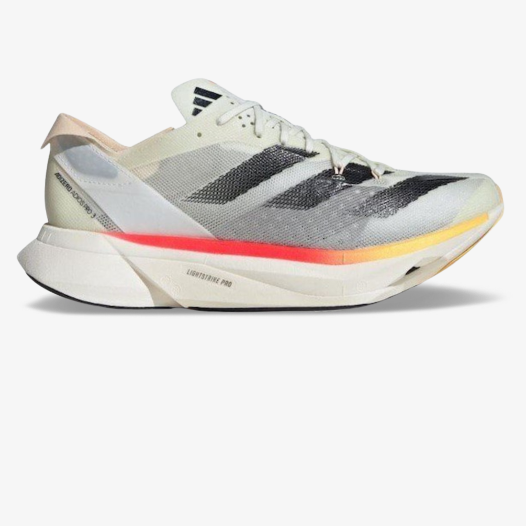 Adidas Adizero Adios Pro 3™ – Beige avec noir et orange