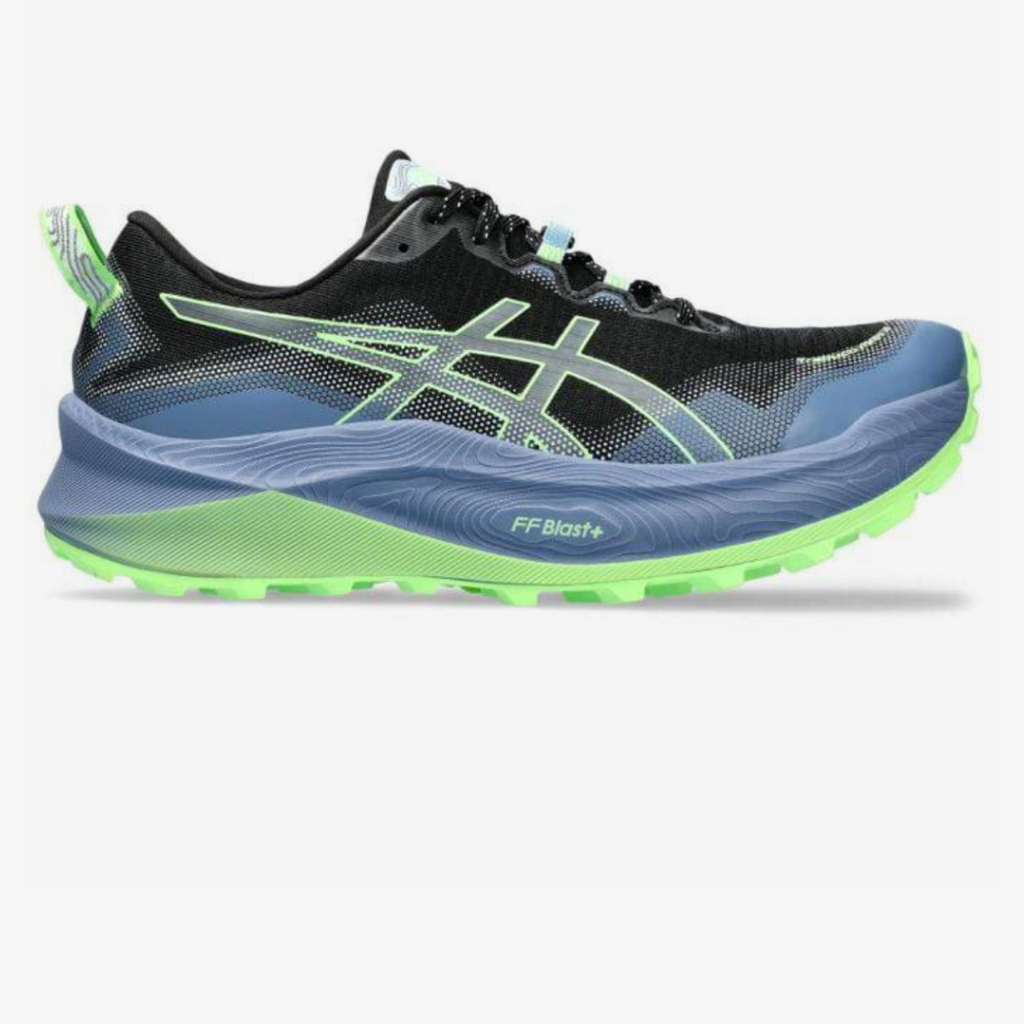 Asics Trabuco Max 3™ – Noir avec Bleu et Vert