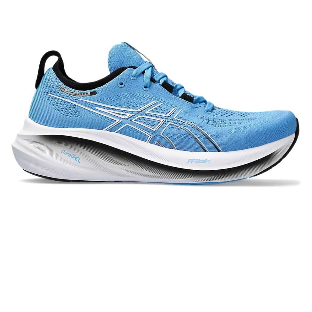 Asics Gel-Nimbus 26™ – Bleu avec Blanc et Noir