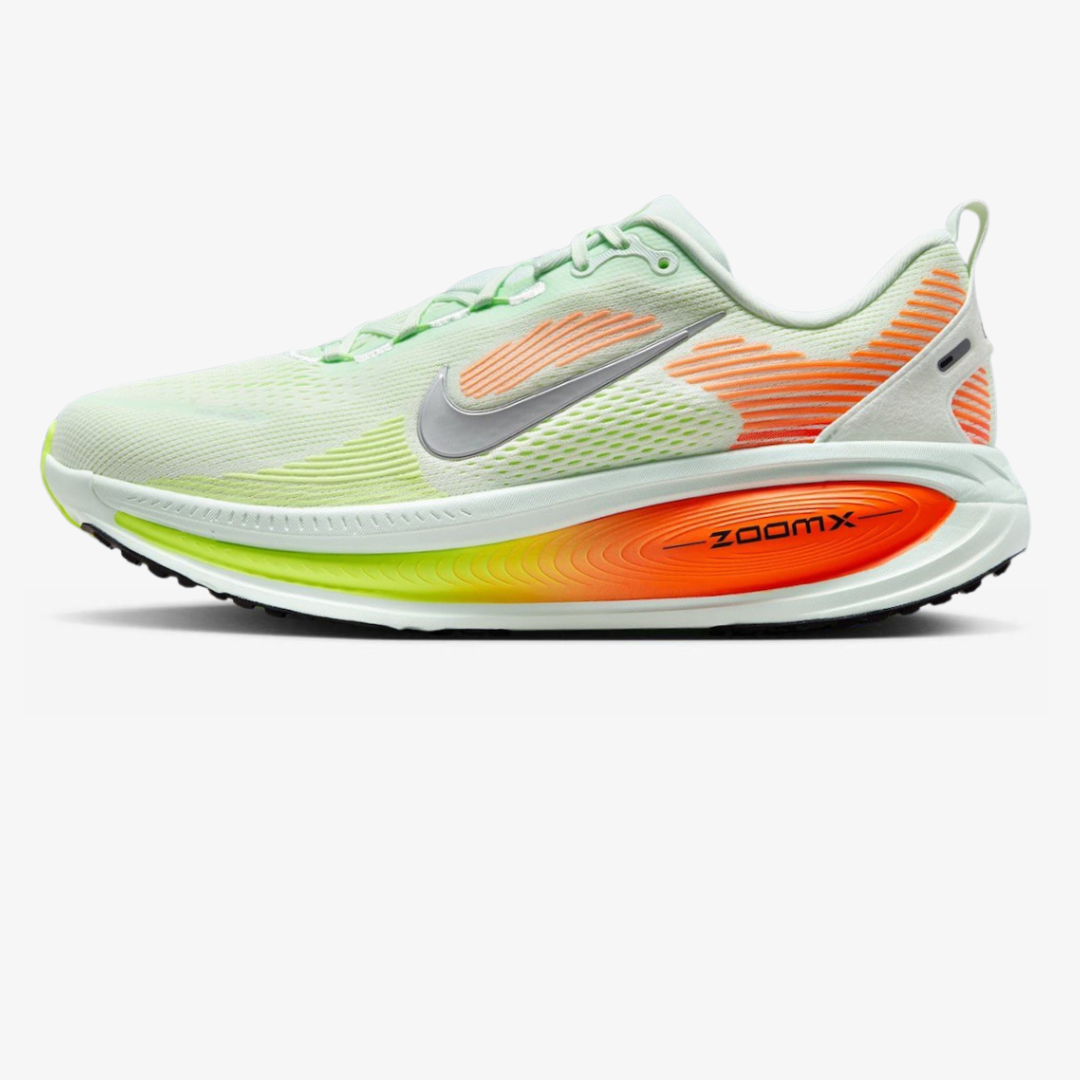 Nike Vomero 18™ – Vert vif avec Orange coucher de soleil