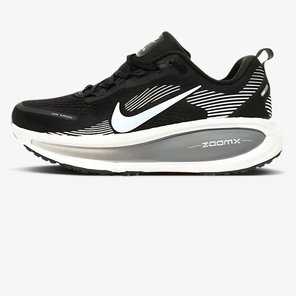 Nike Vomero 18™ – Black Shadow avec White Mist & Steel Grey