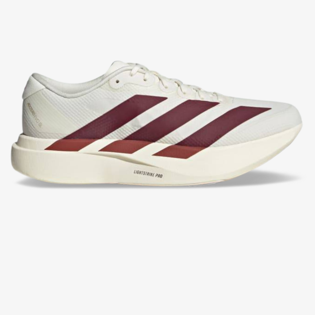 Adidas Adizero EVO SL™ – Blanc, bordeaux et rouge