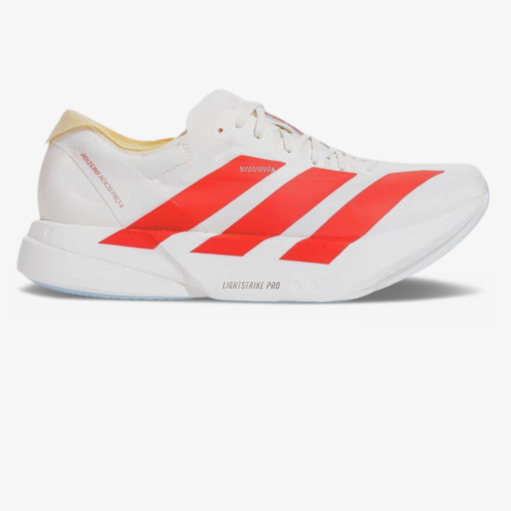 Adidas Adizero Adios Pro 4™ – Beige avec Rouge
