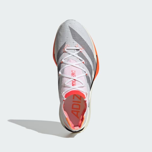 Adidas Adizero Prime X3 Strung™ – Blanc nuage / Rouge vif