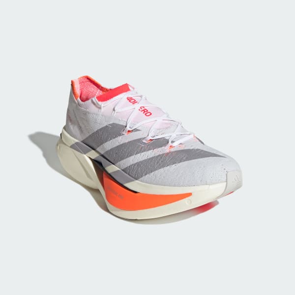 Adidas Adizero Prime X3 Strung™ – Blanc nuage / Rouge vif