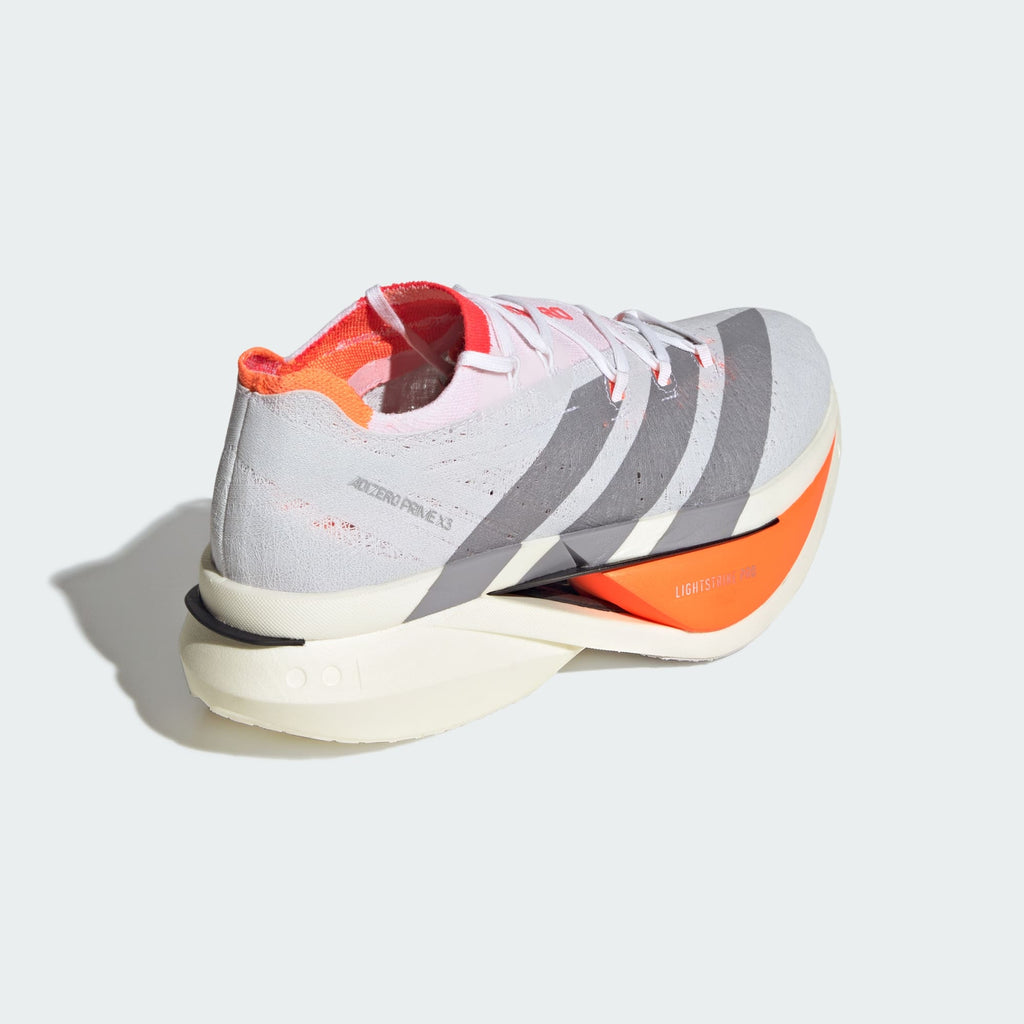 Adidas Adizero Prime X3 Strung™ – Blanc nuage / Rouge vif