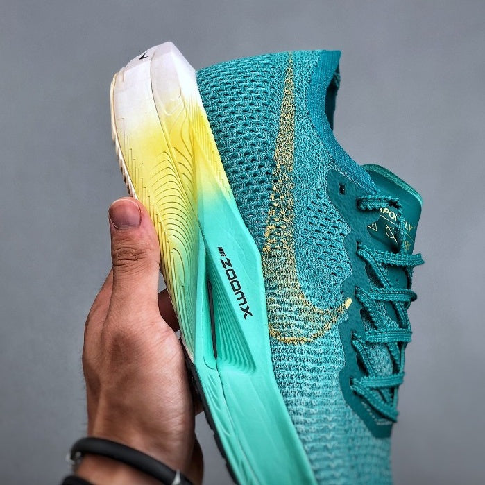 Nike Air ZoomX Vaporfly Next% 3™ – Green Surge et Blue Motion