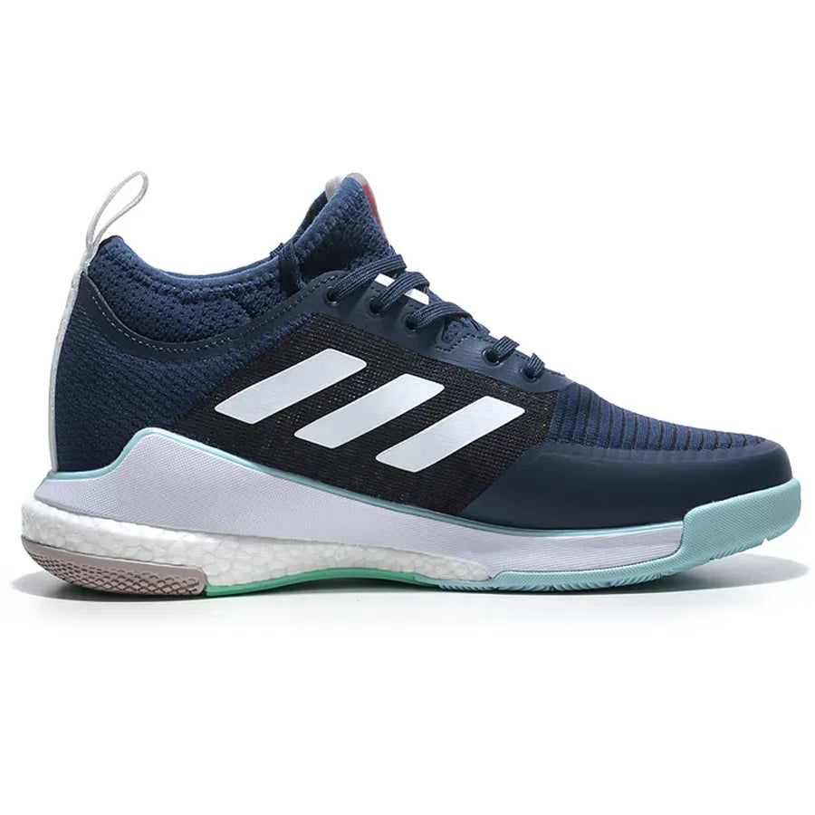 Adidas Crazyflight Mid™ – Bleu Foncé/Blanc