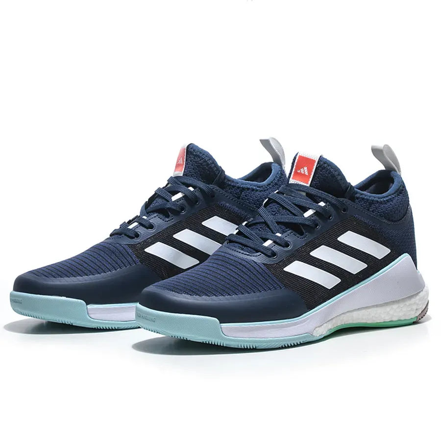 Adidas Crazyflight Mid™ – Bleu Foncé/Blanc