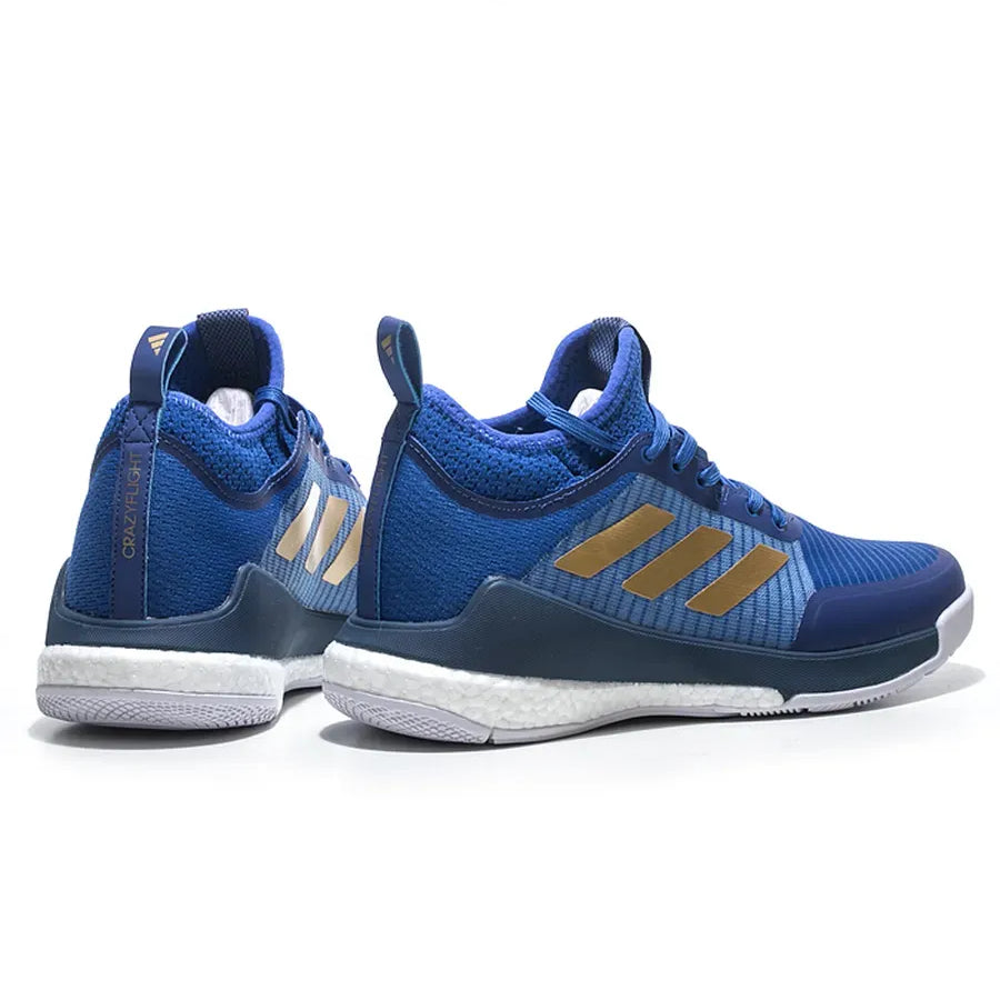 Adidas Crazyflight Mid™ – Bleu et blanc