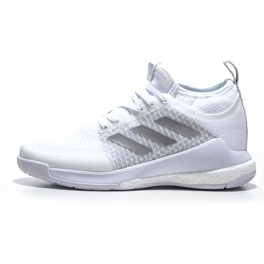 Adidas Crazyflight Mid™ – Blanc et Argent