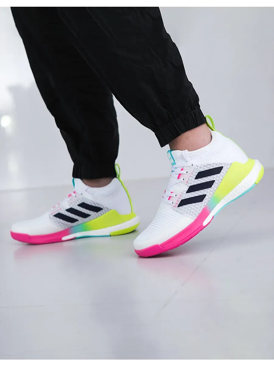 Adidas Crazyflight Mid™ – Blanc et vert