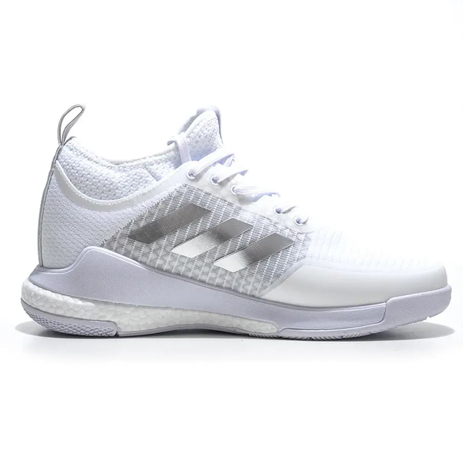 Adidas Crazyflight Mid™ – Blanc et Argent