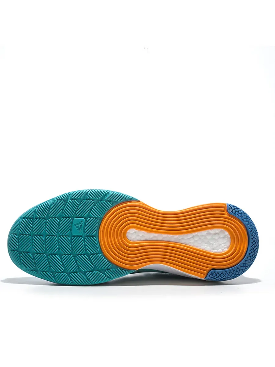 Adidas Crazyflight Mid™ – Blanc et Bleu Piscine