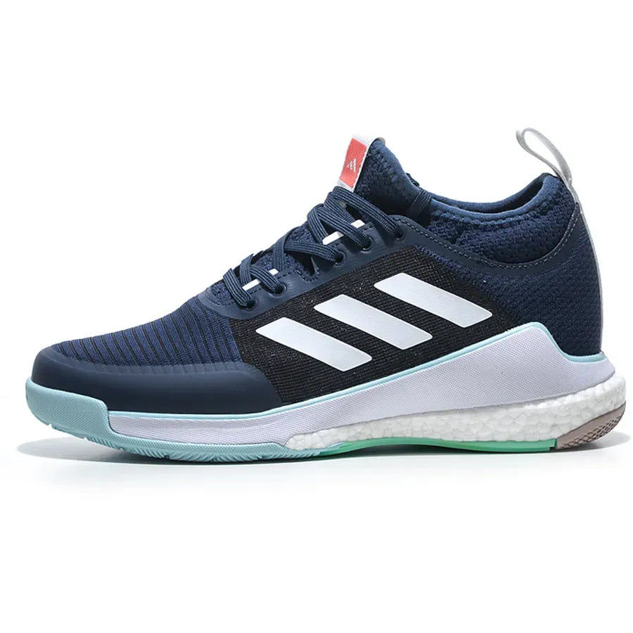 Adidas Crazyflight Mid™ – Bleu Foncé/Blanc