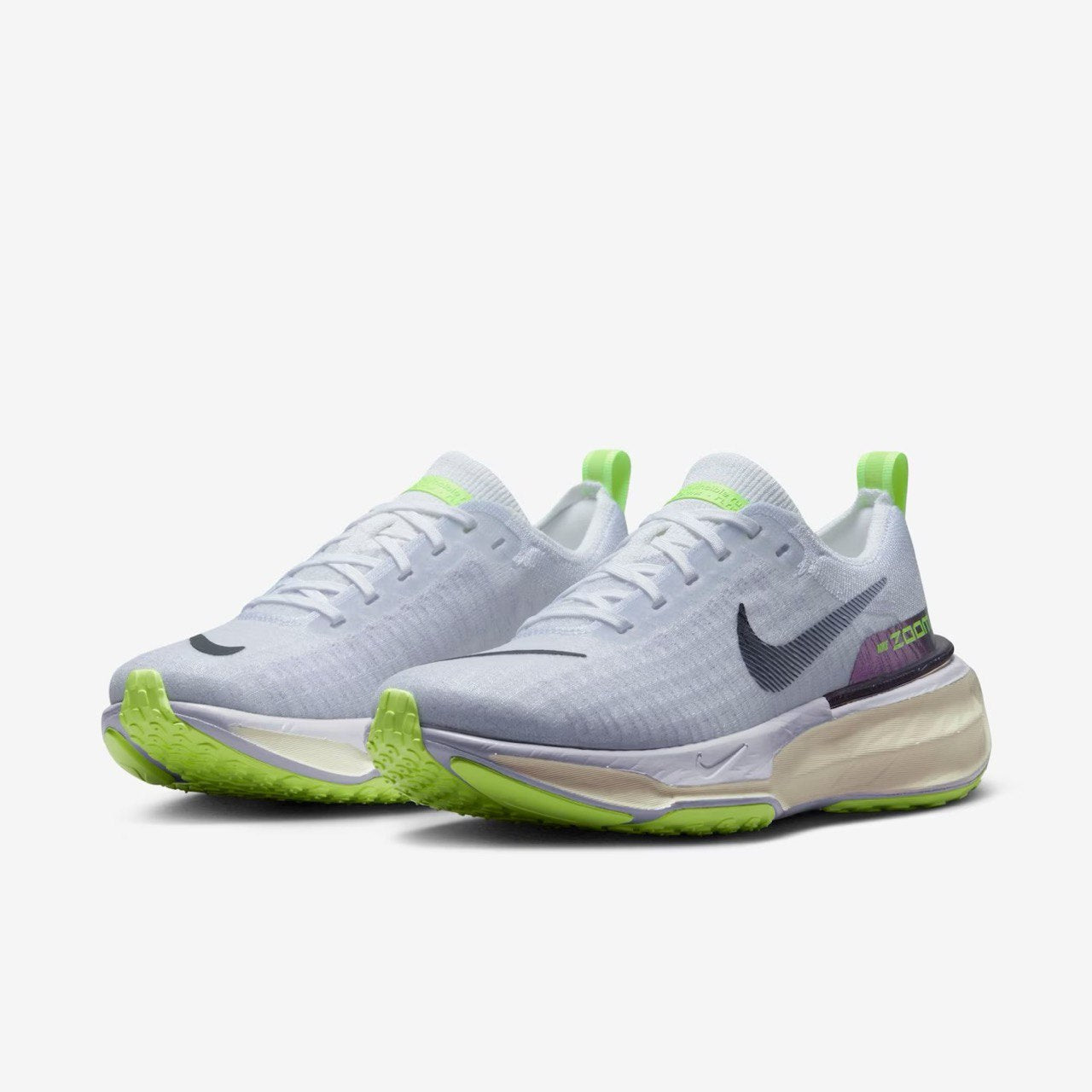 Nike ZoomX Invincible Run 3™ – Blue Teinte avec Vert Vif