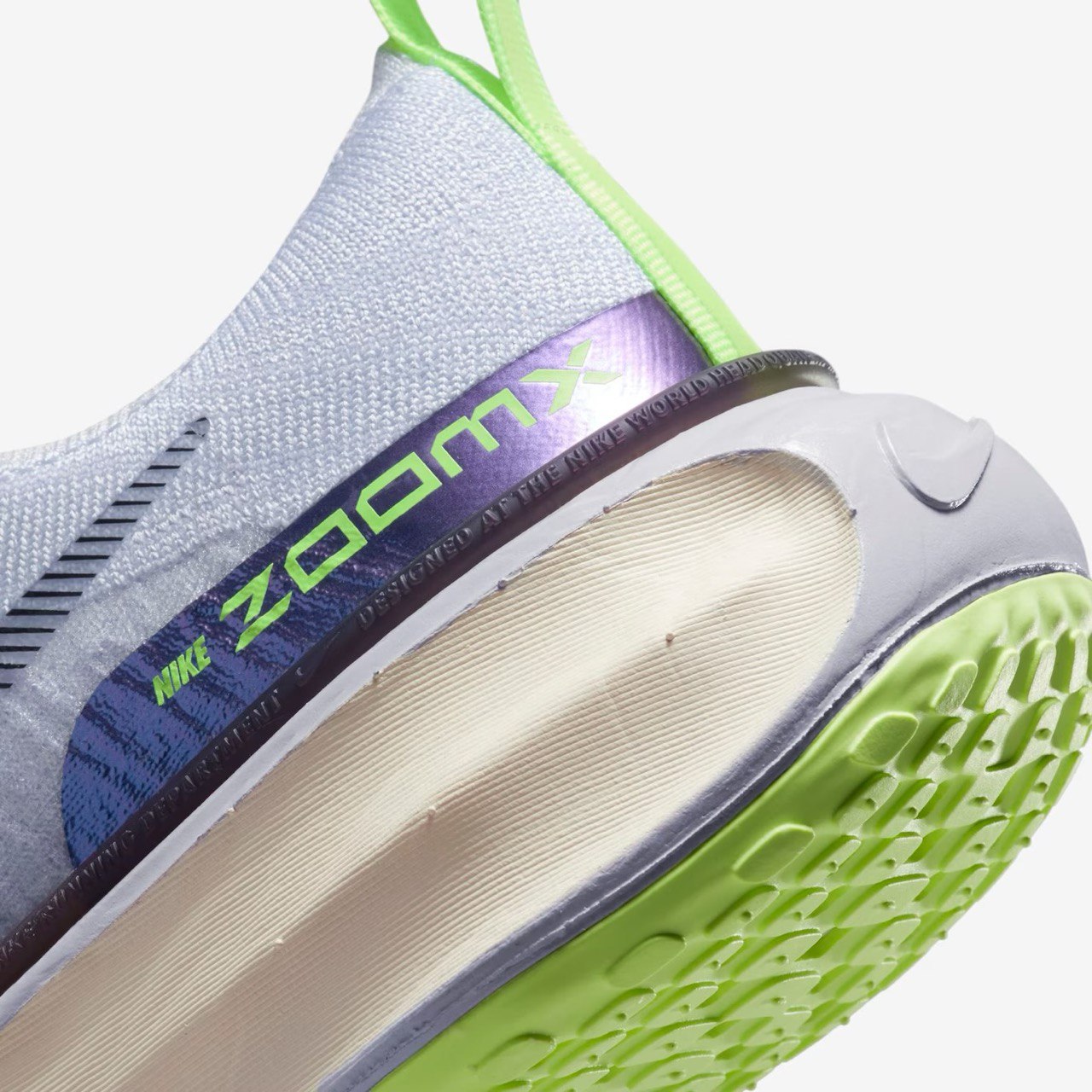 Nike ZoomX Invincible Run 3™ – Blue Teinte avec Vert Vif