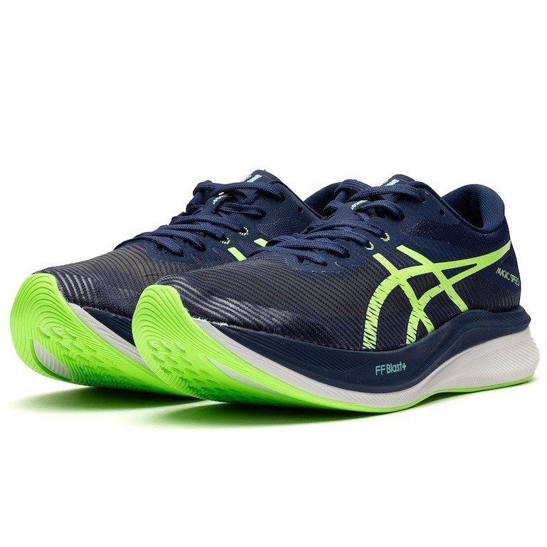 Asics Magic Speed 3™ – Bleu Marine avec Vert et Blanc