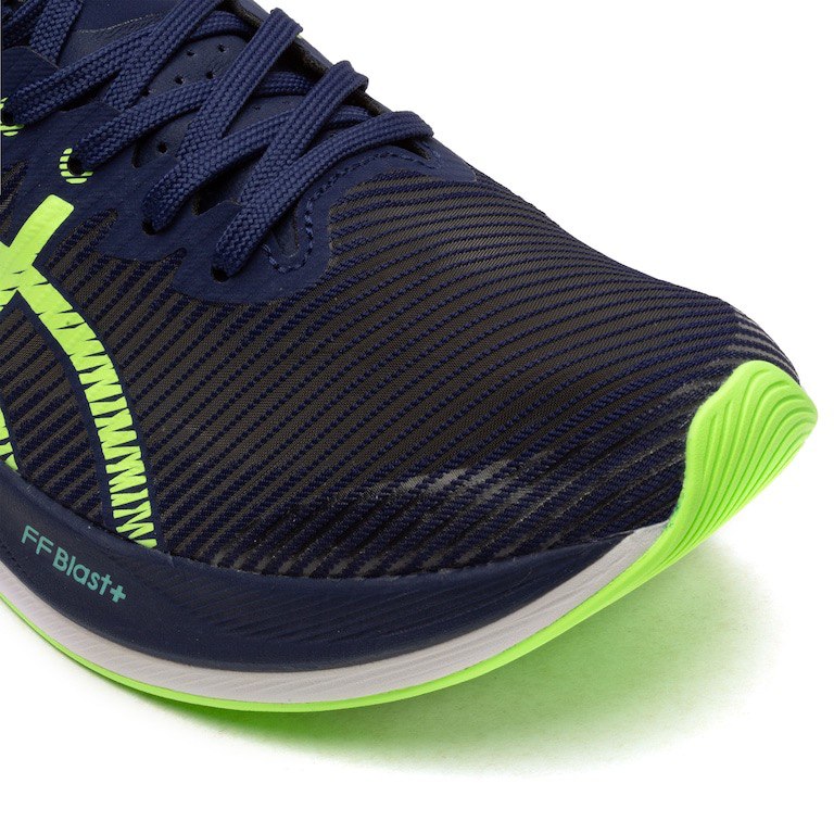 Asics Magic Speed 3™ – Bleu Marine avec Vert et Blanc
