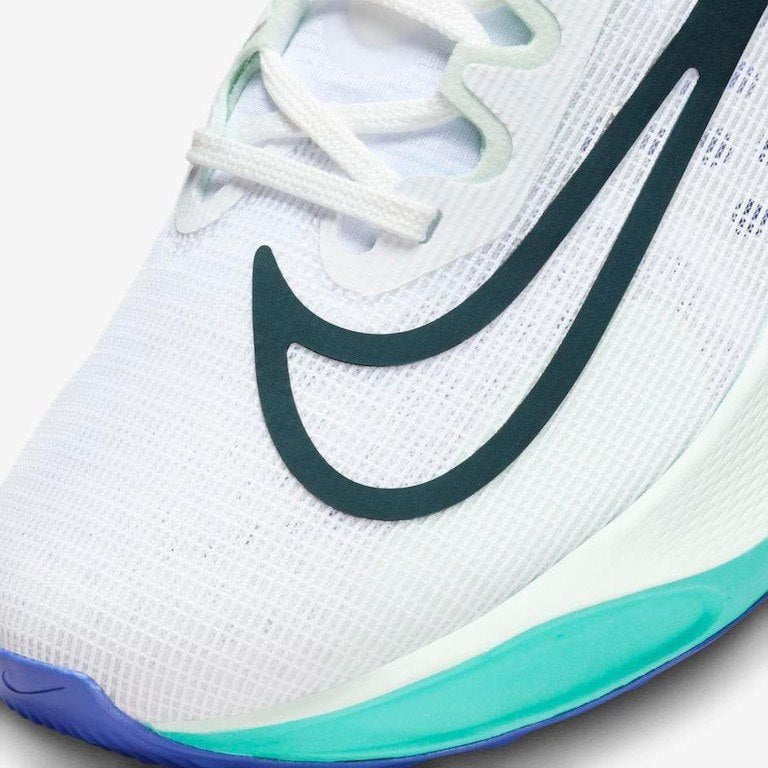 Nike Air Zoom Fly 5™ – Blanc fluorescent avec Bleu océan