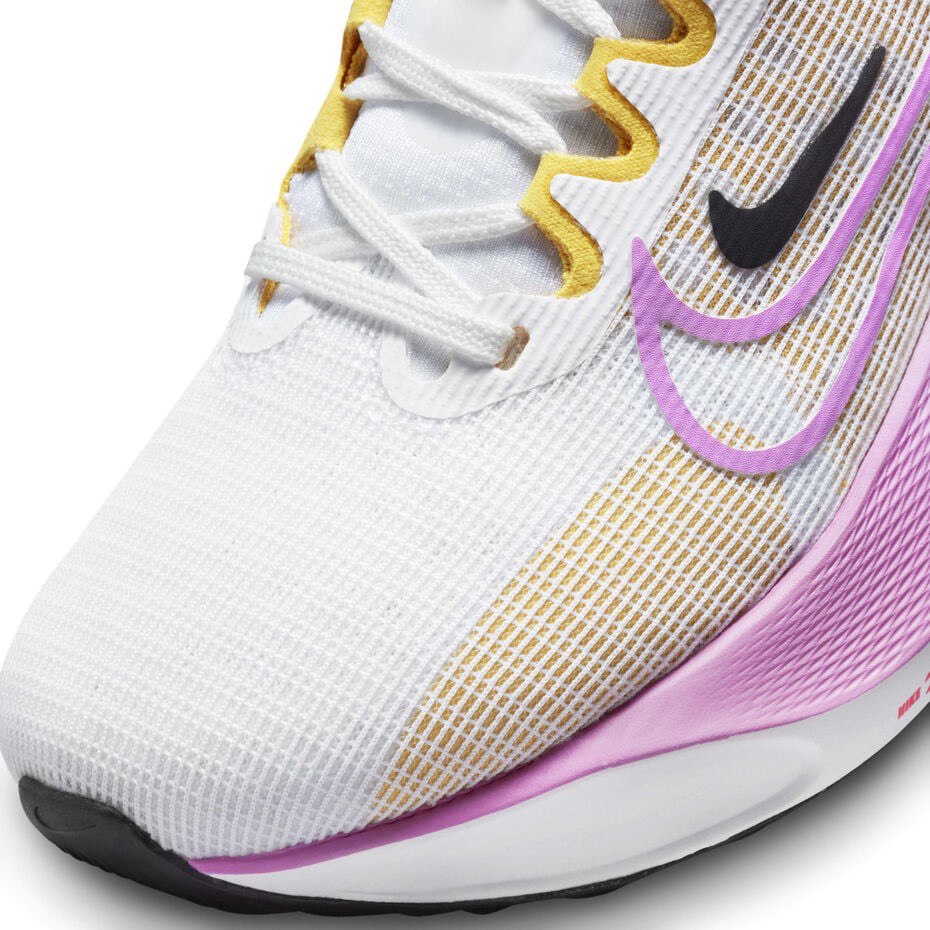 Nike Air Zoom Fly 5™ – Blanc incandescent avec jaune fluo et lilas onirique