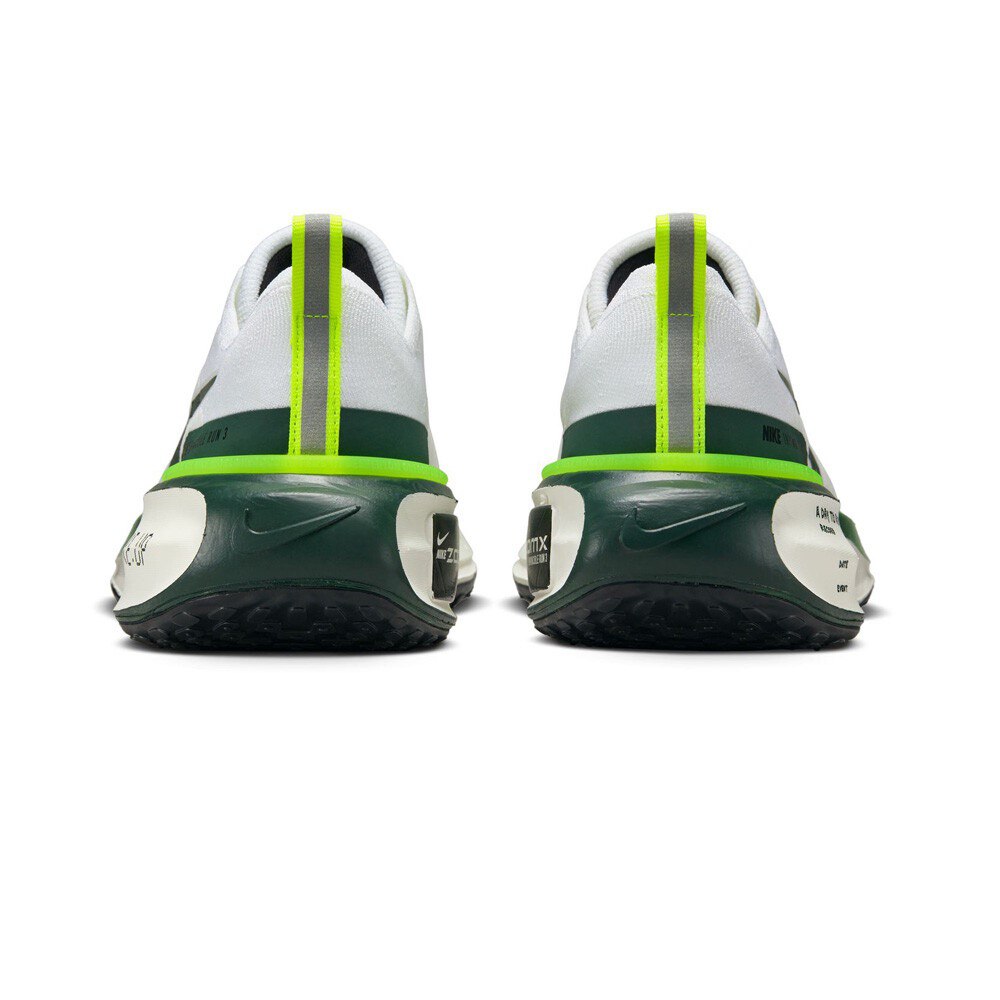 Nike ZoomX Invincible Run 3™ – Blanc Energy avec Vert Pro et Volt Black
