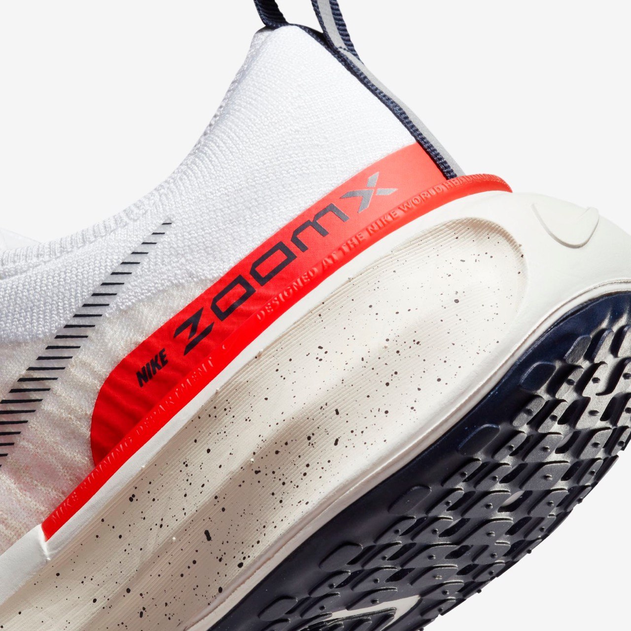 Nike ZoomX Invincible Run 3™ – White Charge w/ Crimson Rush