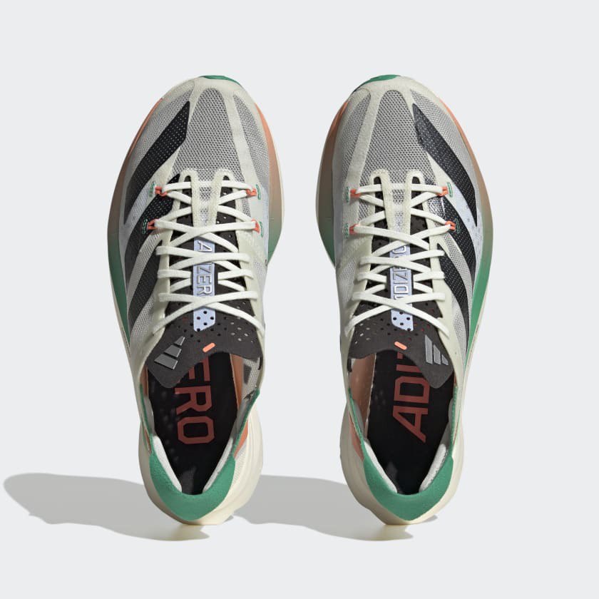 Adidas Adizero Adios Pro 3™ – Blanc/Noir et Fusion Corail