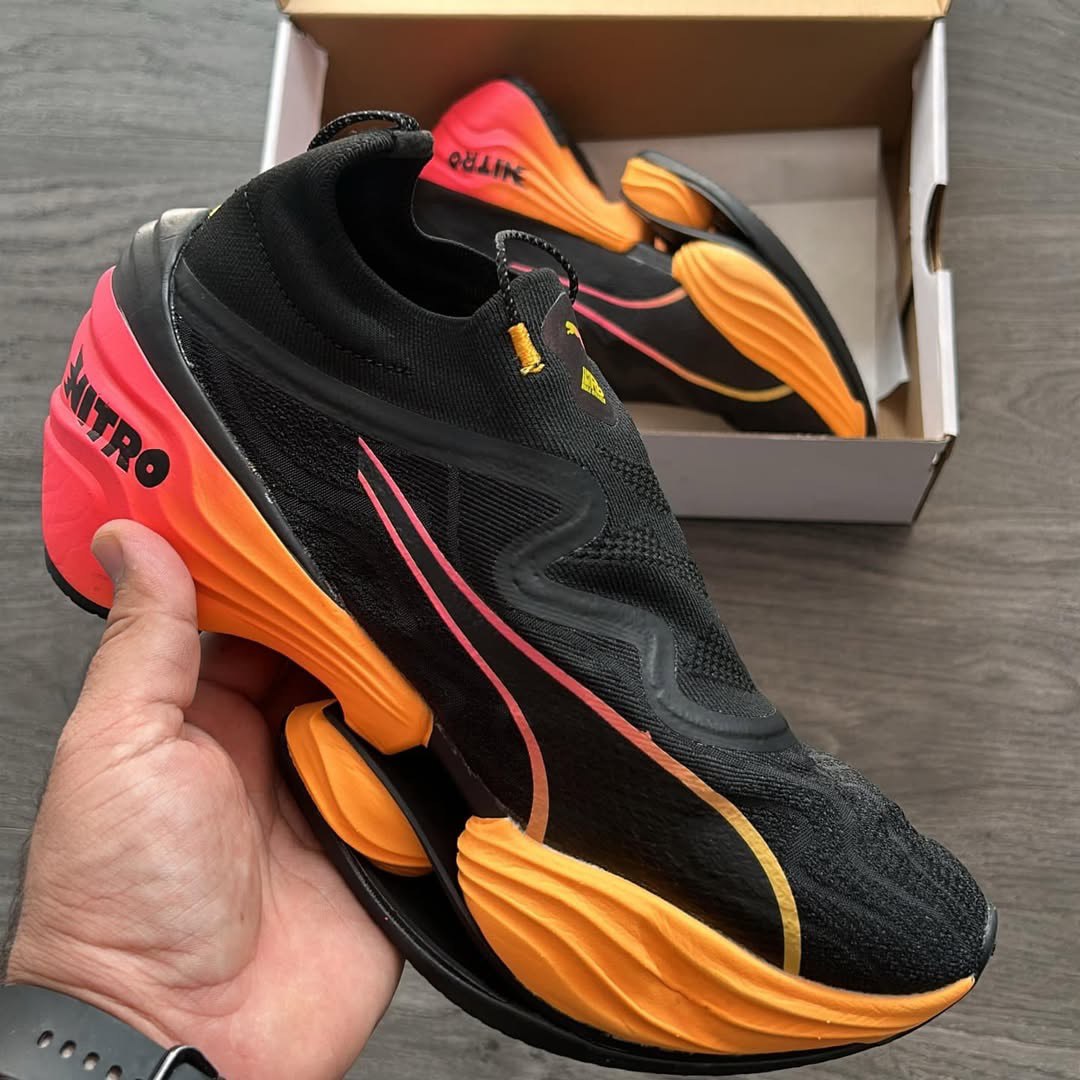Puma Fast-RB Nitro Elite™ – Noir avec orange et rose