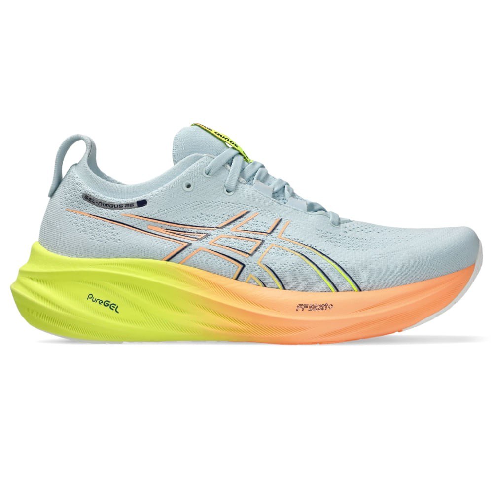 Asics Gel-Nimbus 26 Paris™ – Bleu Clair avec Jaune