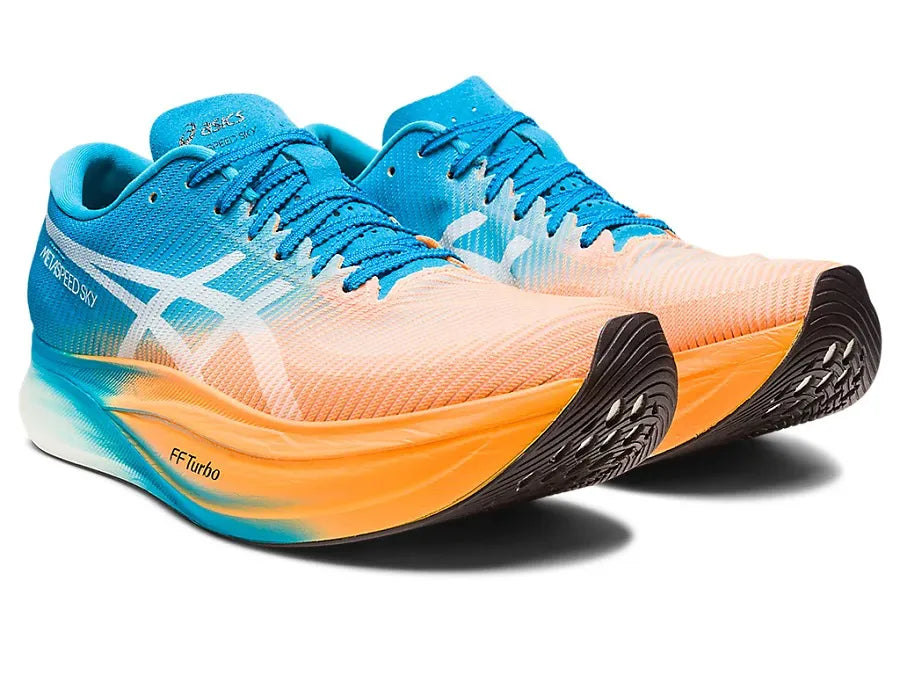 Asics Metaspeed Sky+™ – Orange et bleu