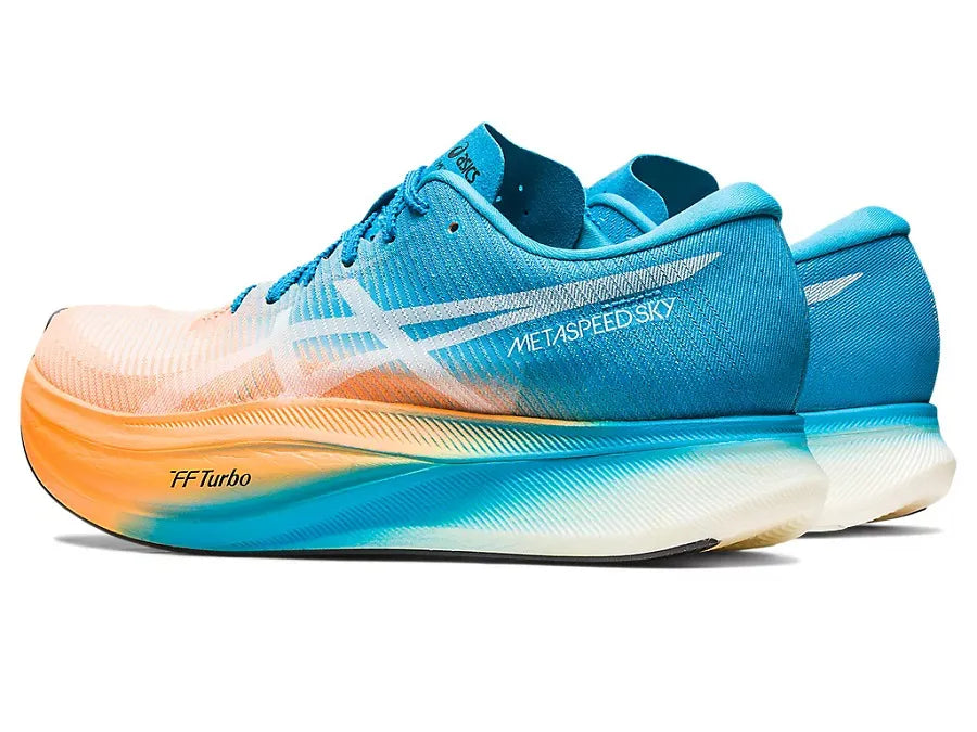 Asics Metaspeed Sky+™ – Orange et bleu